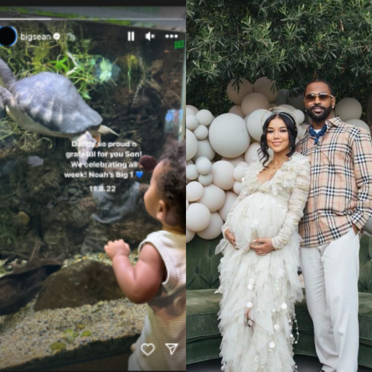 Big Sean Celebrates First Fathers Day With Jhené Aiko & Baby Noah